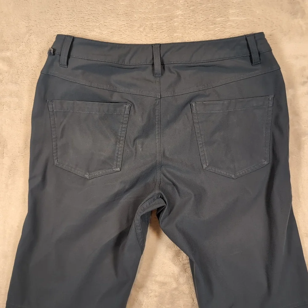 Lululemon ABC Pant Slim Mens 30x27 Blue Warpstreme‎ Performance Trousers